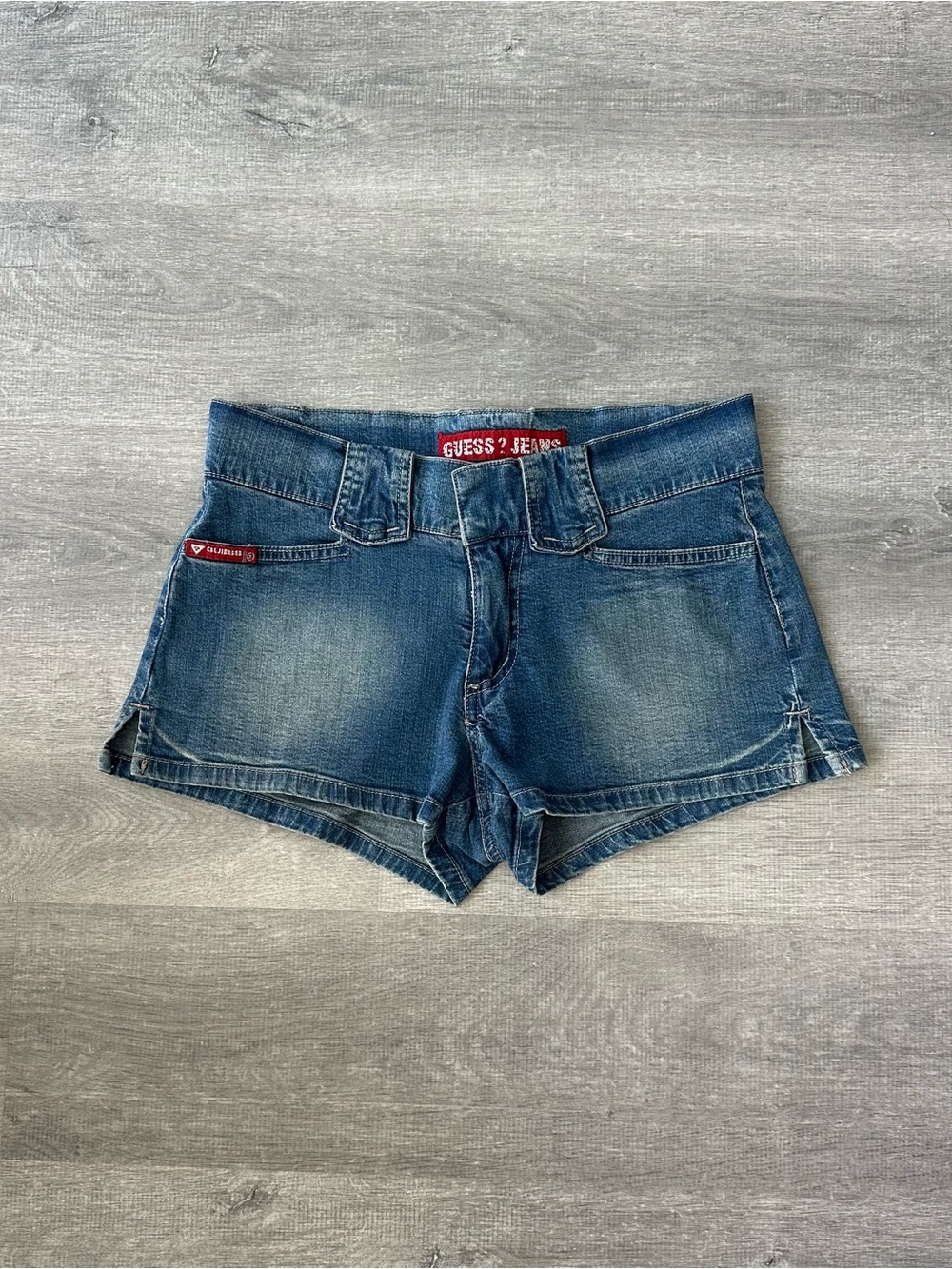 Vintage Y2K Guess USA Women's Denim Mini Shorts